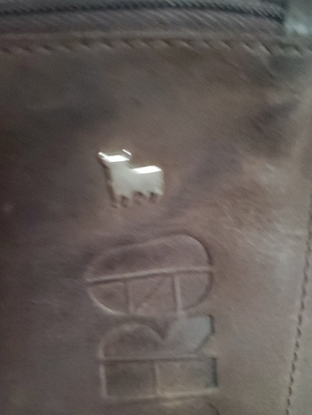 Del Toro Brown Leather Messenger Crossbody Bag - Picture 2 of 5